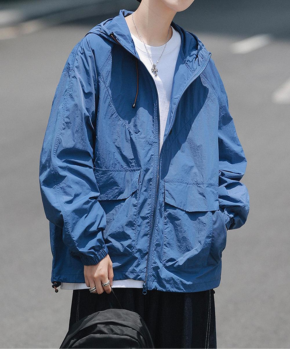 ルーズフィットフードジャケット