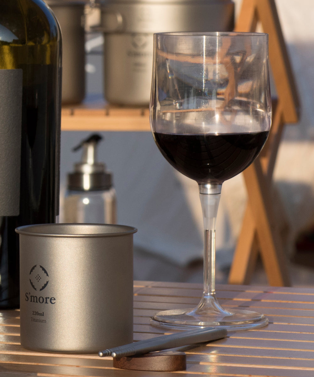 【S'more / Titanium cup double 】二重構造 チタンカップ