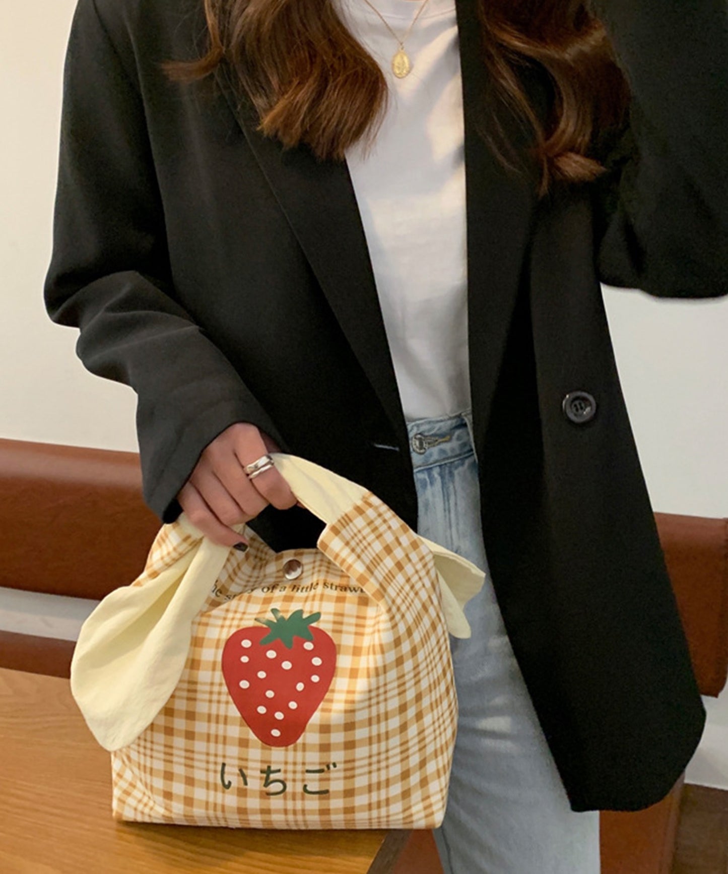 かわいいウサギ耳弁当バッグ