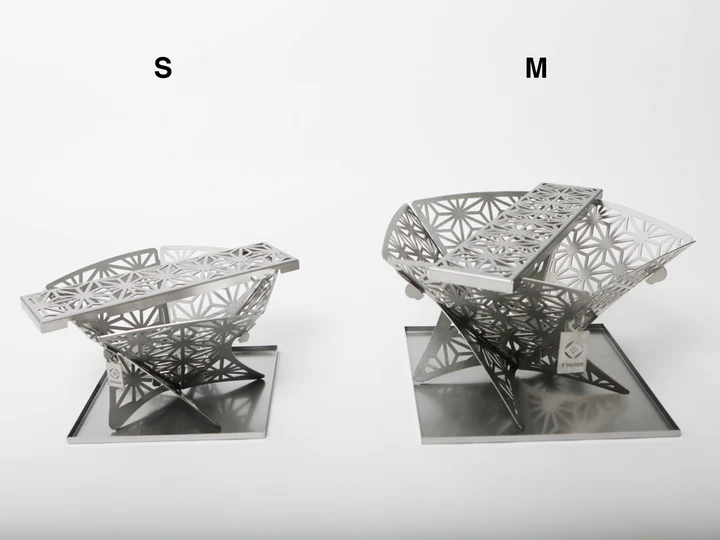 【和柄組み立て焚き火台 Sサイズ】組み立て式焚き火台