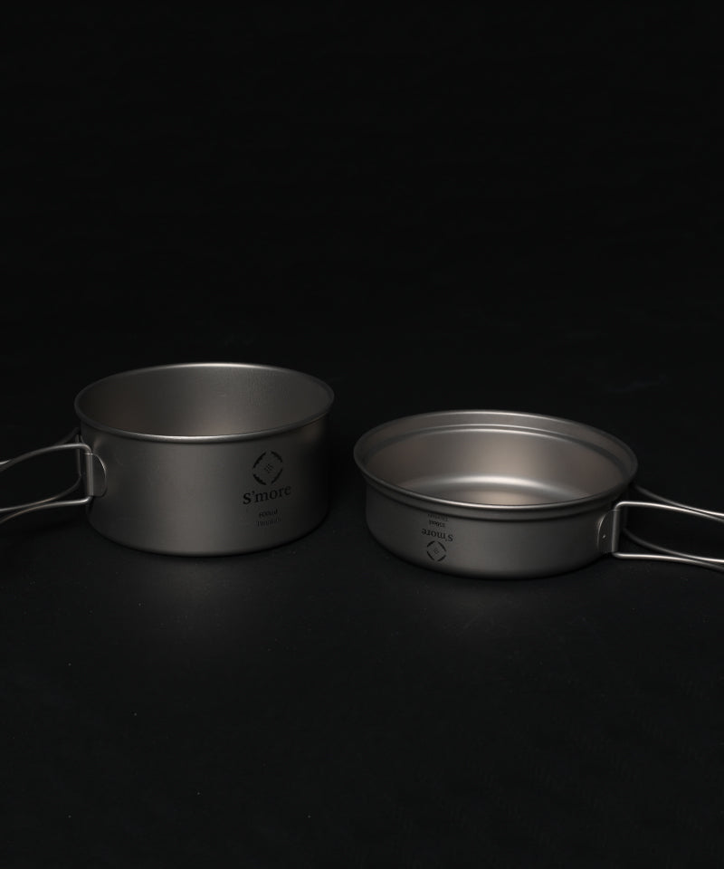 【S'more / Titanum Cook Set 】 チタンクッカー2点セット