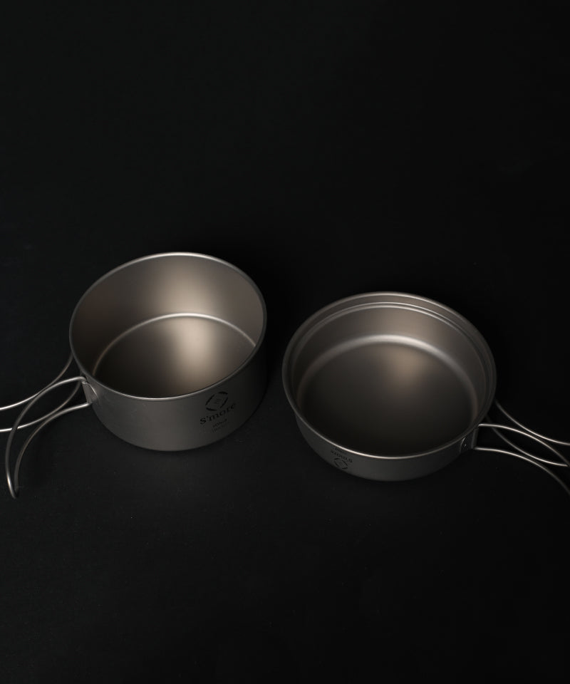 【S'more / Titanum Cook Set 】 チタンクッカー2点セット