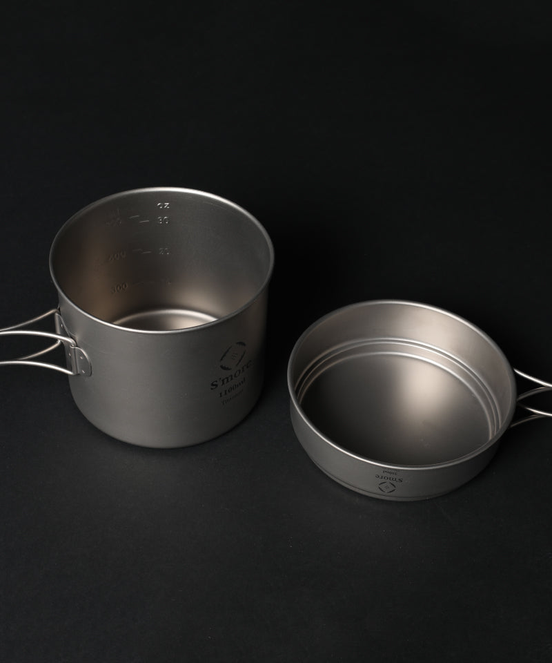 【S'more / Titanum Cook Set 】 チタンクッカー2点セット