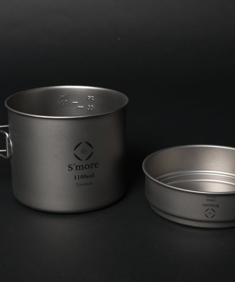 【S'more / Titanum Cook Set 】 チタンクッカー2点セット
