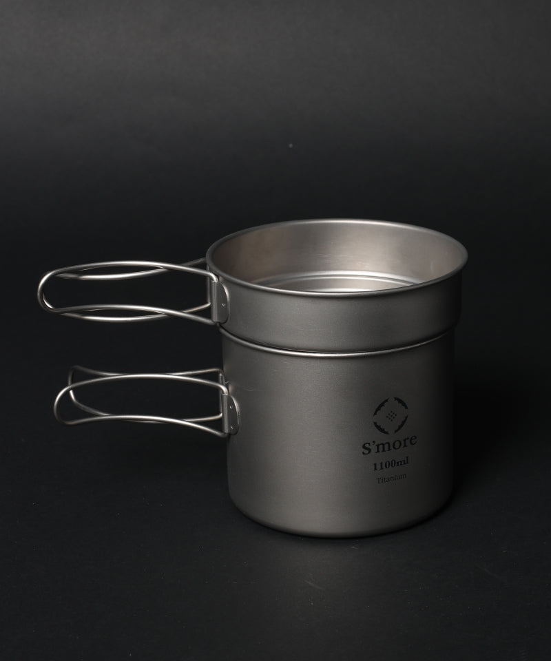 【S'more / Titanum Cook Set 】 チタンクッカー2点セット