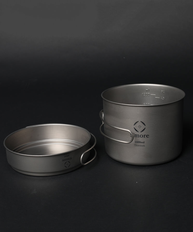 【S'more / Titanum Cook Set 】 チタンクッカー2点セット