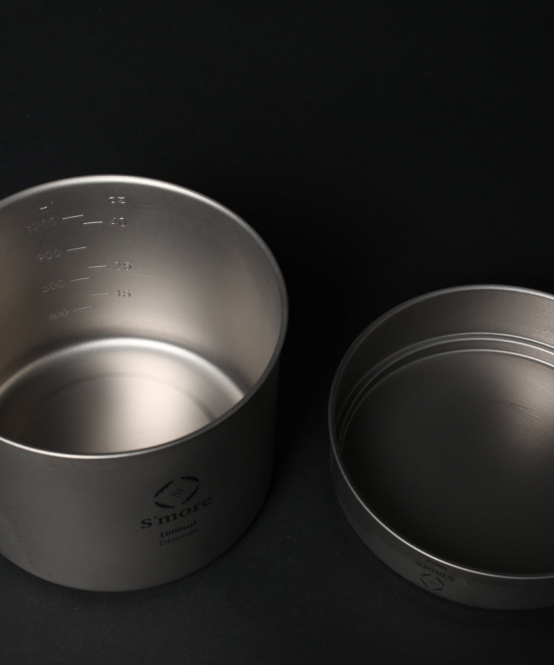 【S'more / Titanum Cook Set 】 チタンクッカー2点セット