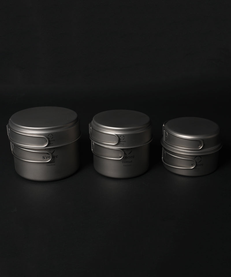 【S'more / Titanum Cook Set 】 チタンクッカー2点セット