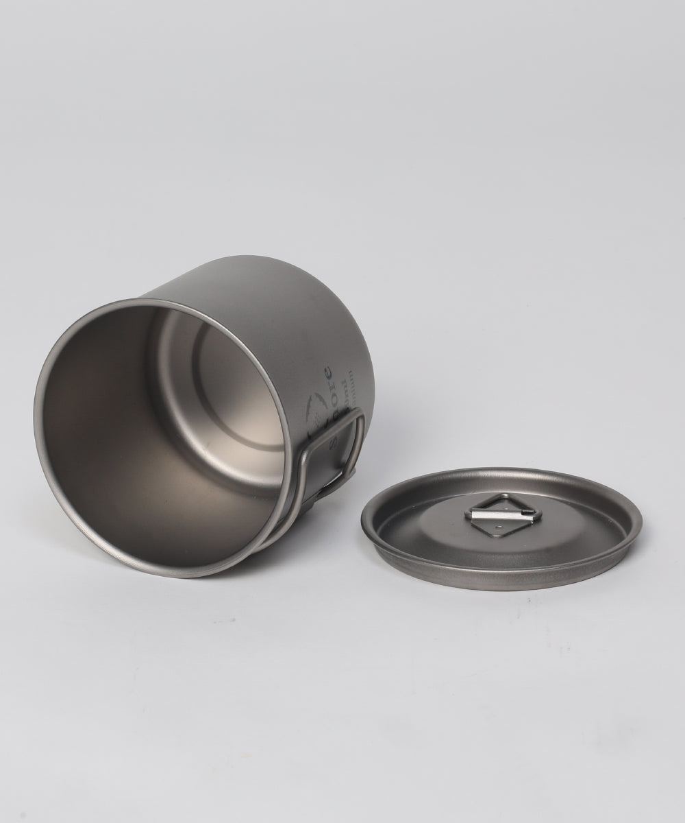 【 S'more / Titanium Mug with Lid 】チタニウムマグリッド 蓋付きチタンマグカップ