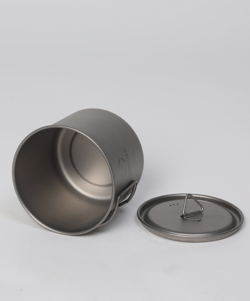 【 S'more / Titanium Mug with Lid 】チタニウムマグリッド 蓋付きチタンマグカップ