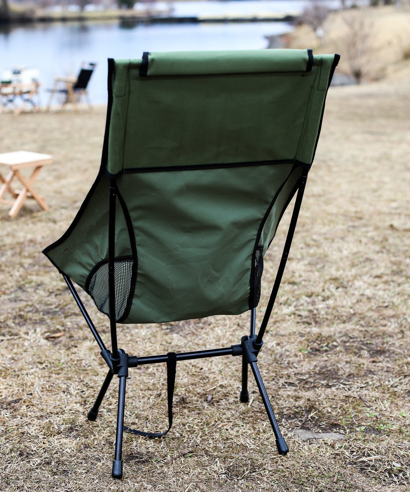 【S'more /Alumi High-back Chair】折り畳みアルミハイバックチェア