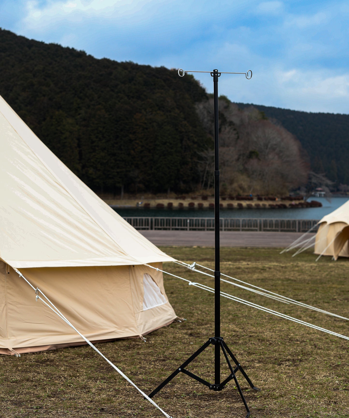 【S'more /Alumi Lantern Stand 】アルミランタンスタンド / 4段階高さ調整可能
