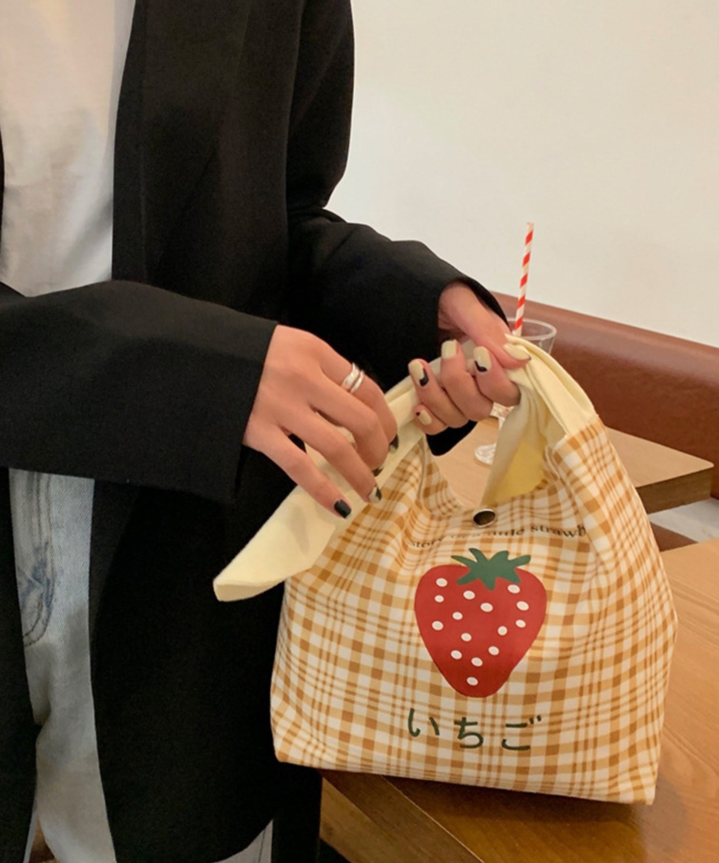 かわいいウサギ耳弁当バッグ