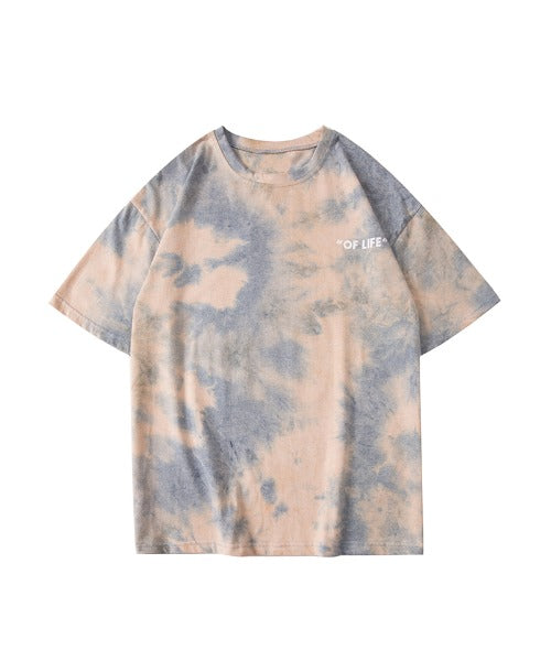 【HOOK】【新作】個性派タイダイ染め半袖tシャツ