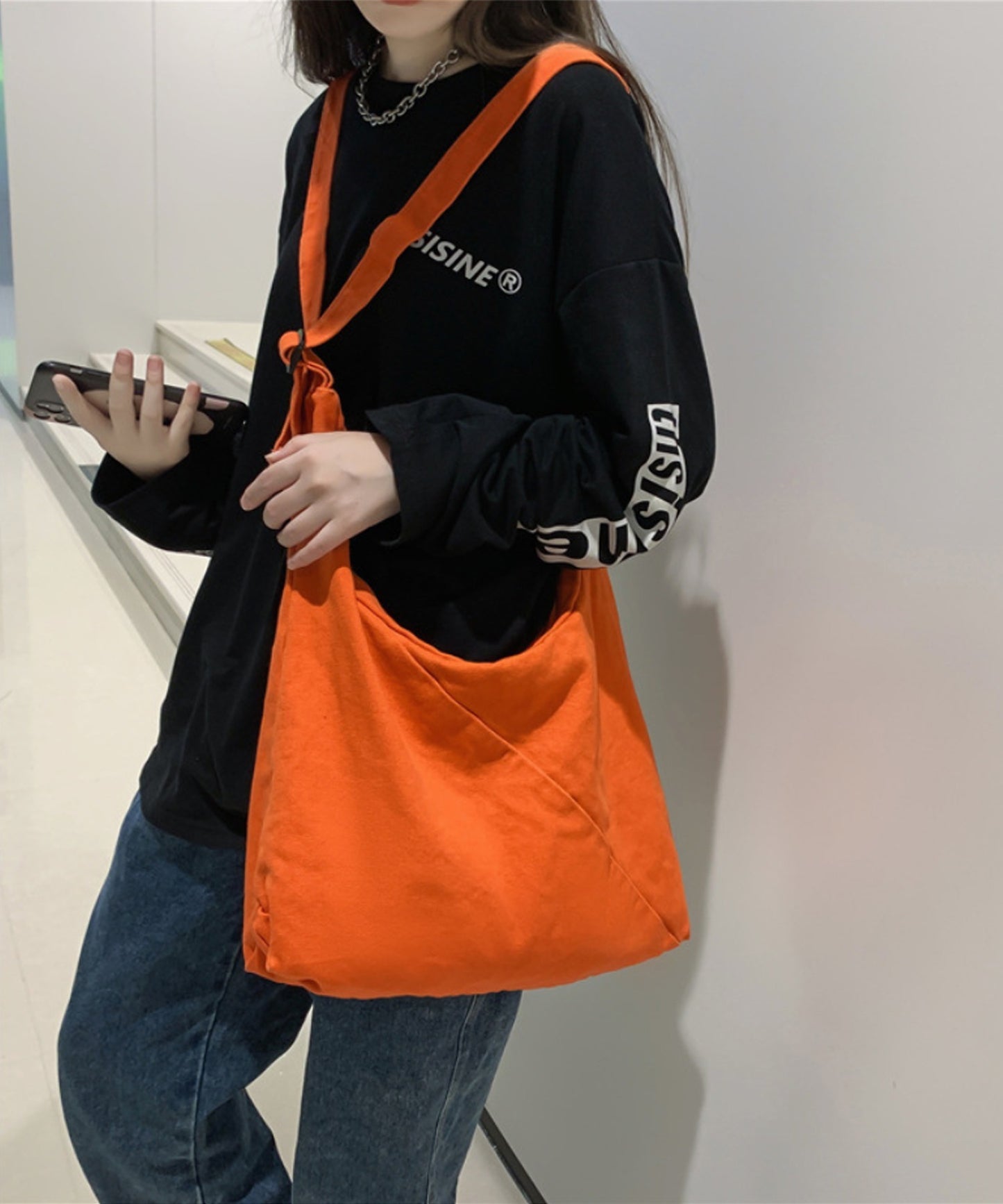 シンプルキャンバストート