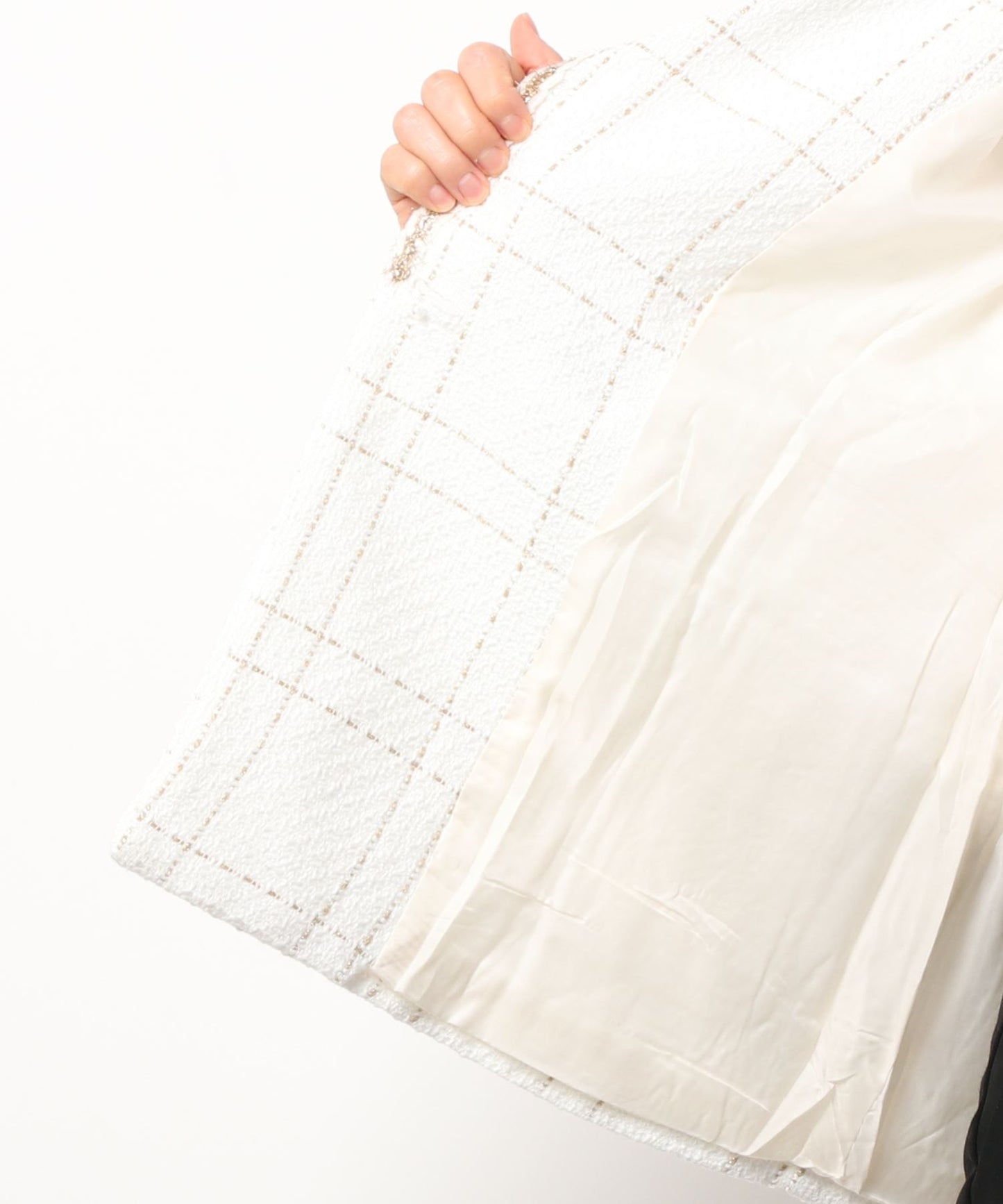 【Jasmine】ツイードテーラードジャケット