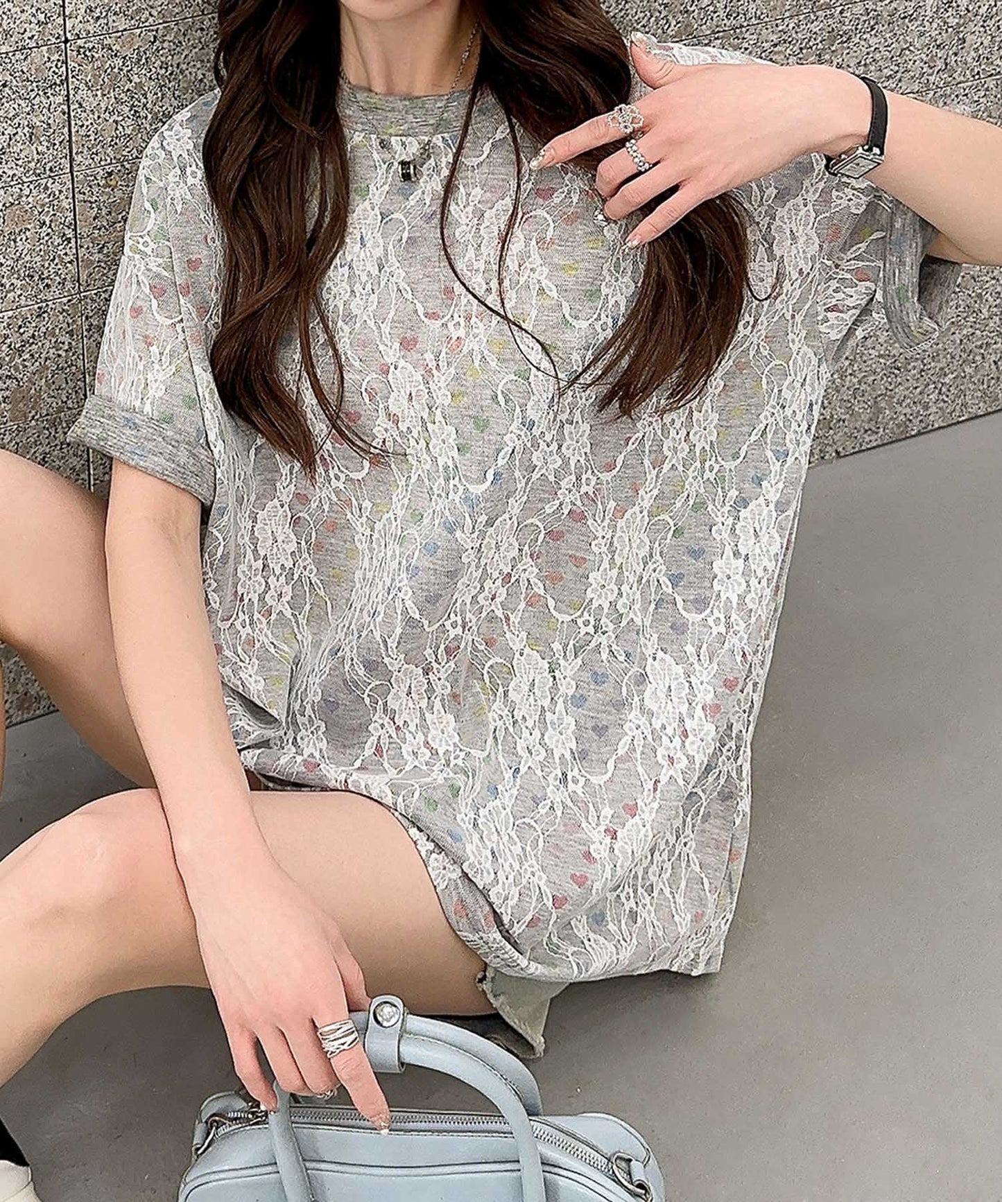 【HOOK】for girls アートプリントTシャツ