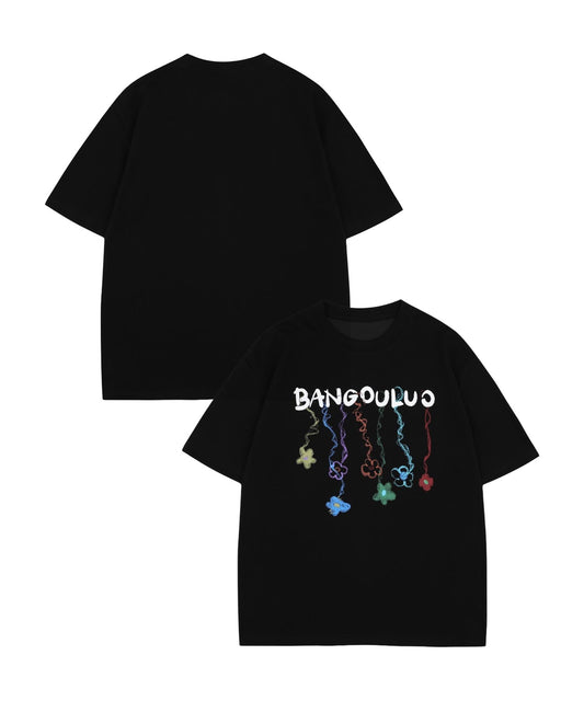 カラフルフラワーチャームTシャツ