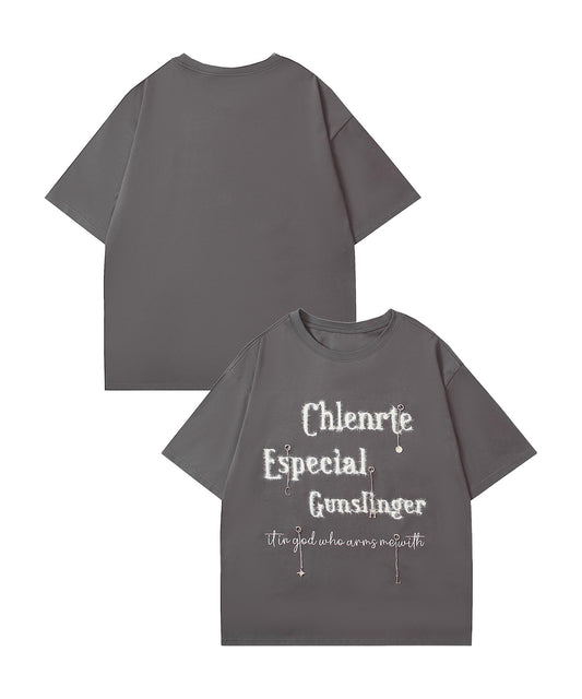 メタルアクセントTシャツ