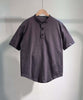 aimoha MEN スタンドカラーヘンリーT