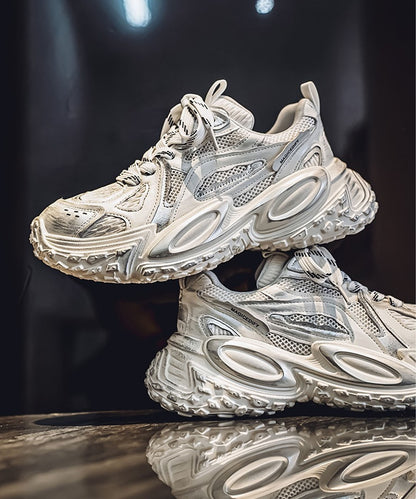【SHOES 365】厚底凹凸ダッドスニーカー
