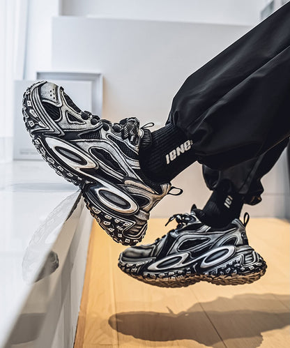 【SHOES 365】厚底凹凸ダッドスニーカー
