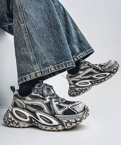 【SHOES 365】厚底凹凸ダッドスニーカー