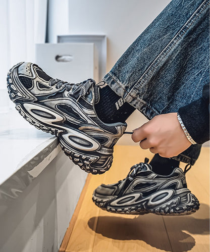 【SHOES 365】厚底凹凸ダッドスニーカー