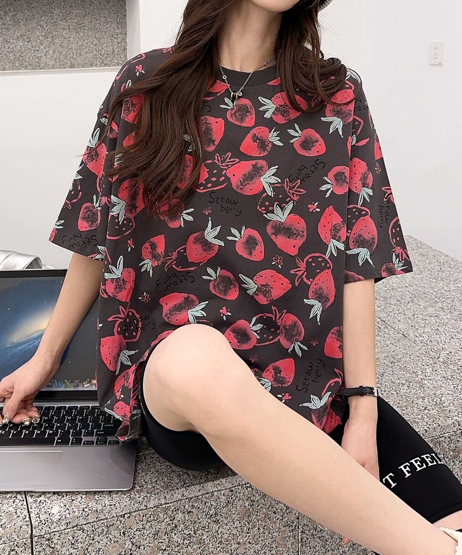 【HOOK】for girls カラフルポップアートTシャツ