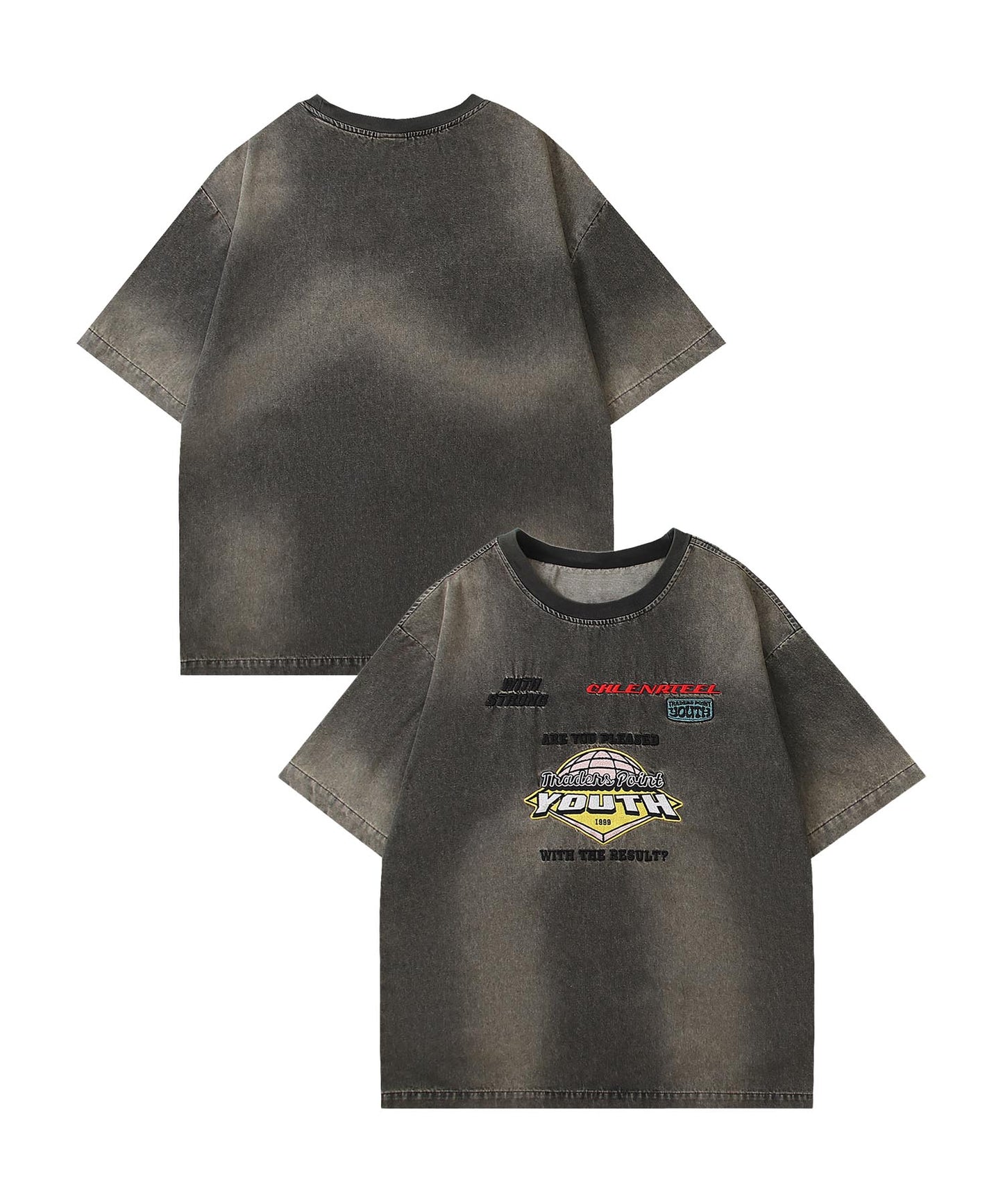 ヴィンテージウォッシュロゴTシャツ