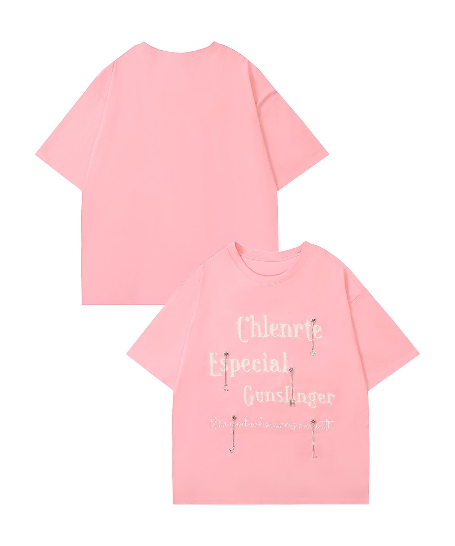メタルアクセントTシャツ