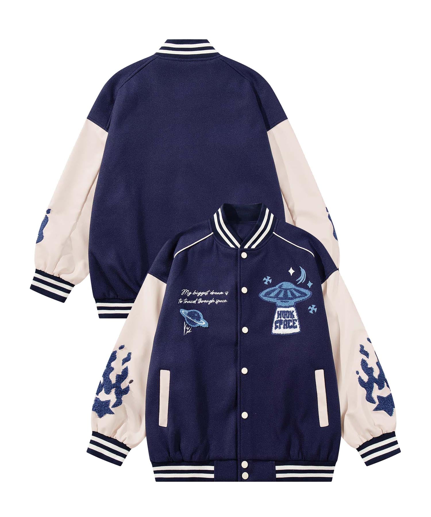 HOOK -original-　サガラ刺繍ワッペンスタジャン