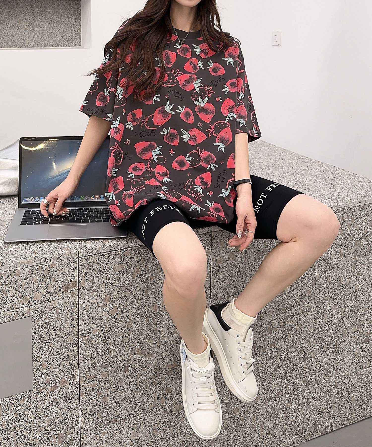【HOOK】for girls カラフルポップアートTシャツ