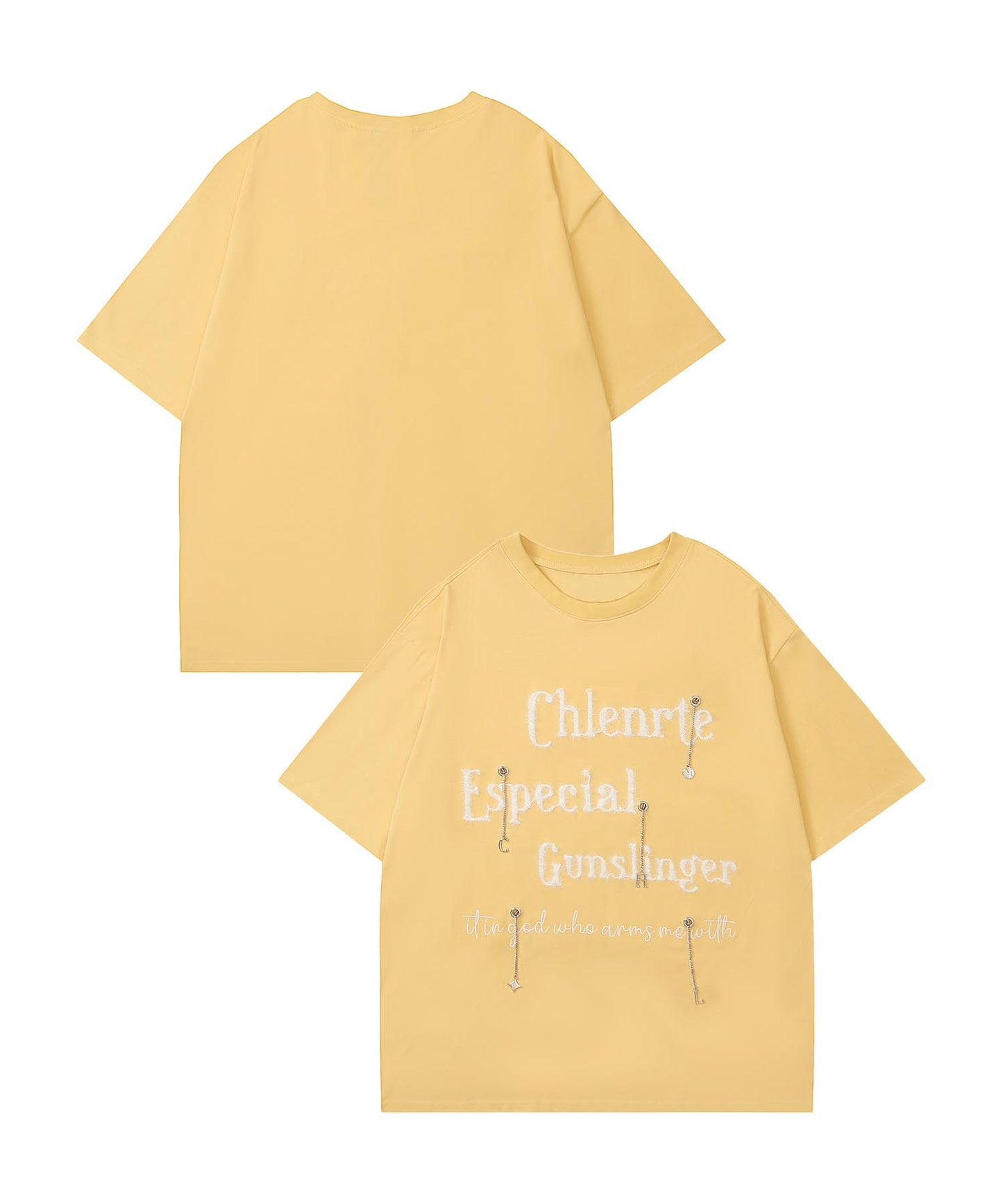 メタルアクセントTシャツ
