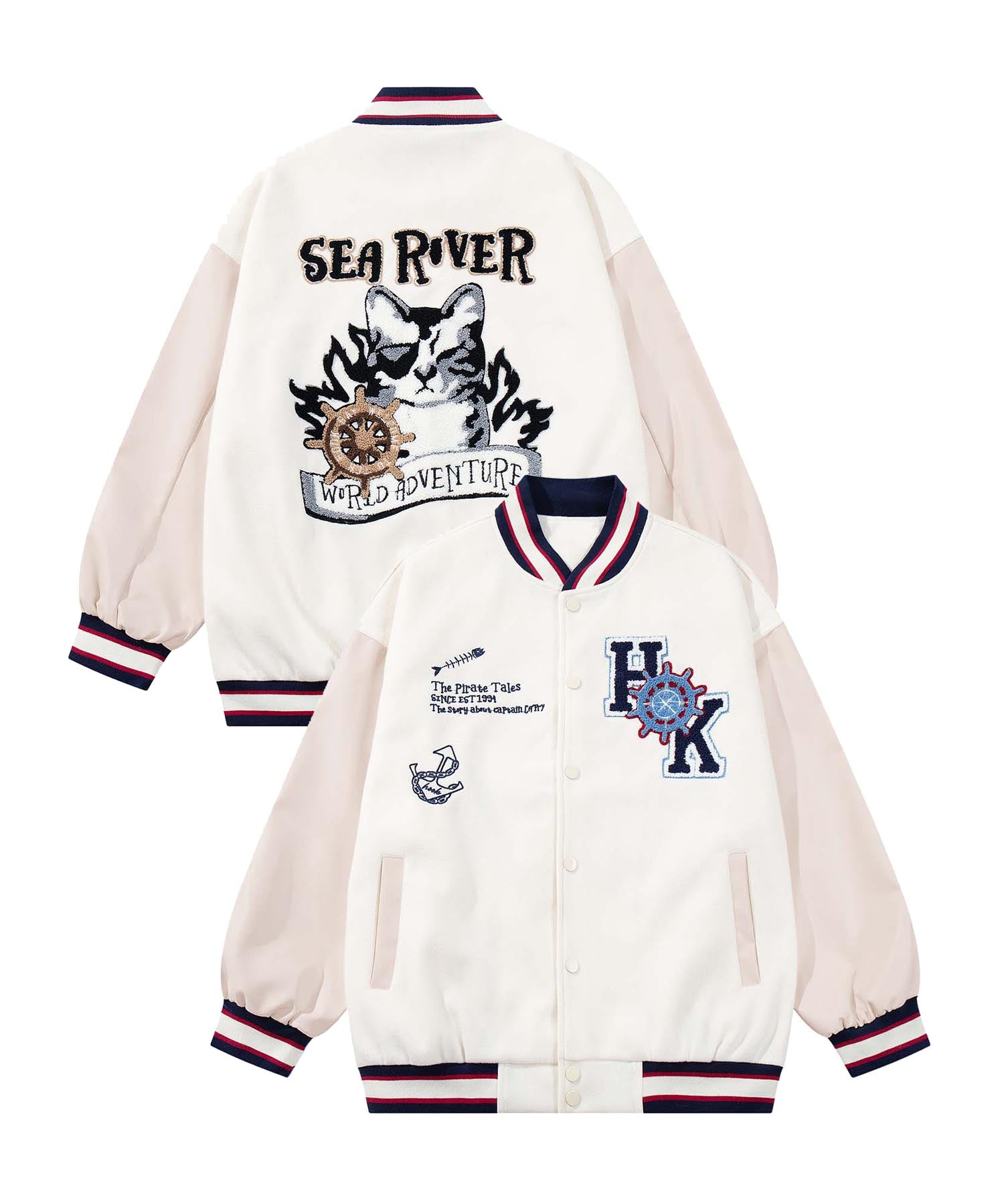 HOOK -original-　サガラ刺繍ワッペンスタジャン