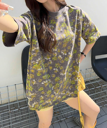 【HOOK】for girls デュアルムードプリントTシャツ