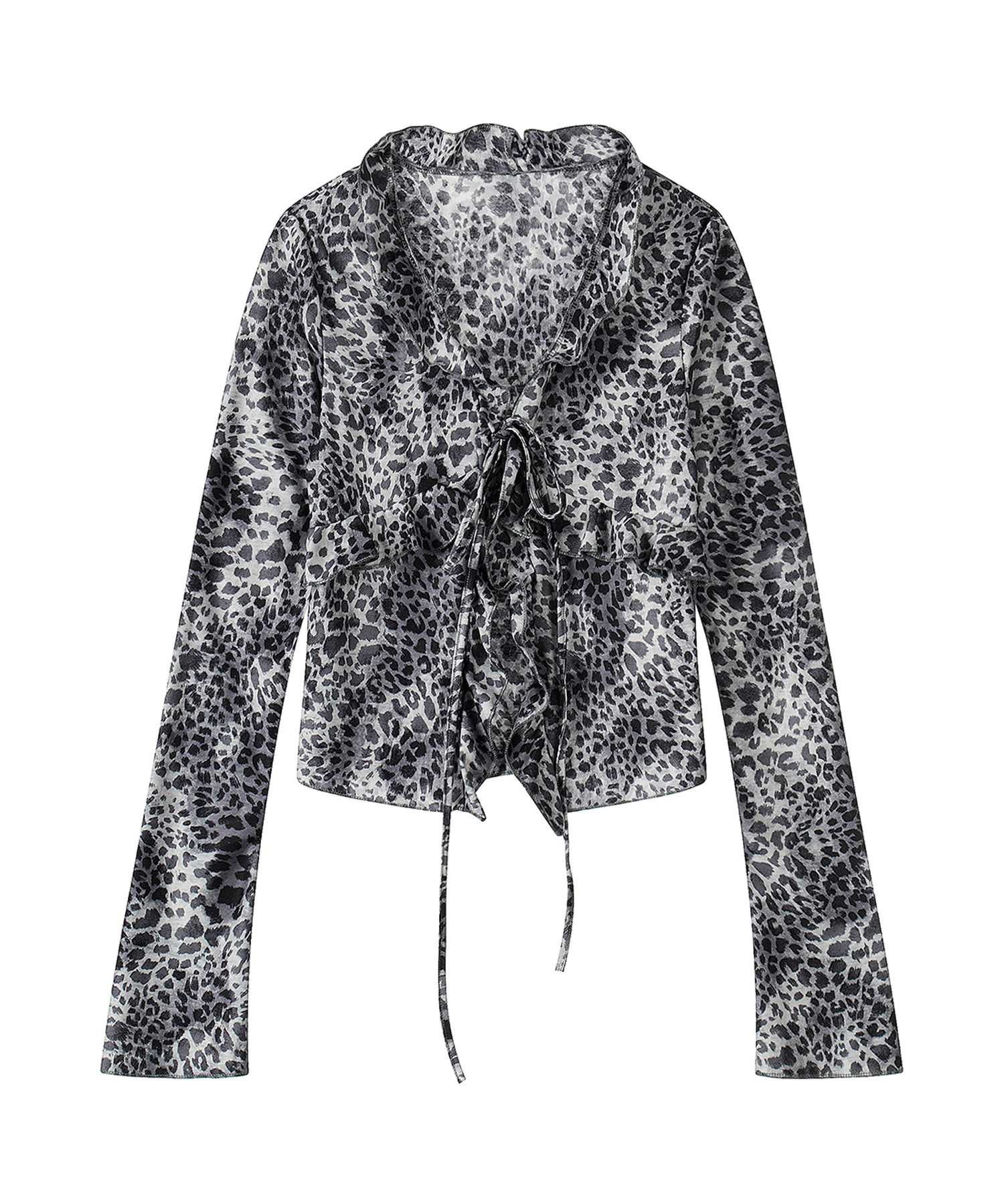 HOOK for girls　レオパード柄シアートップス