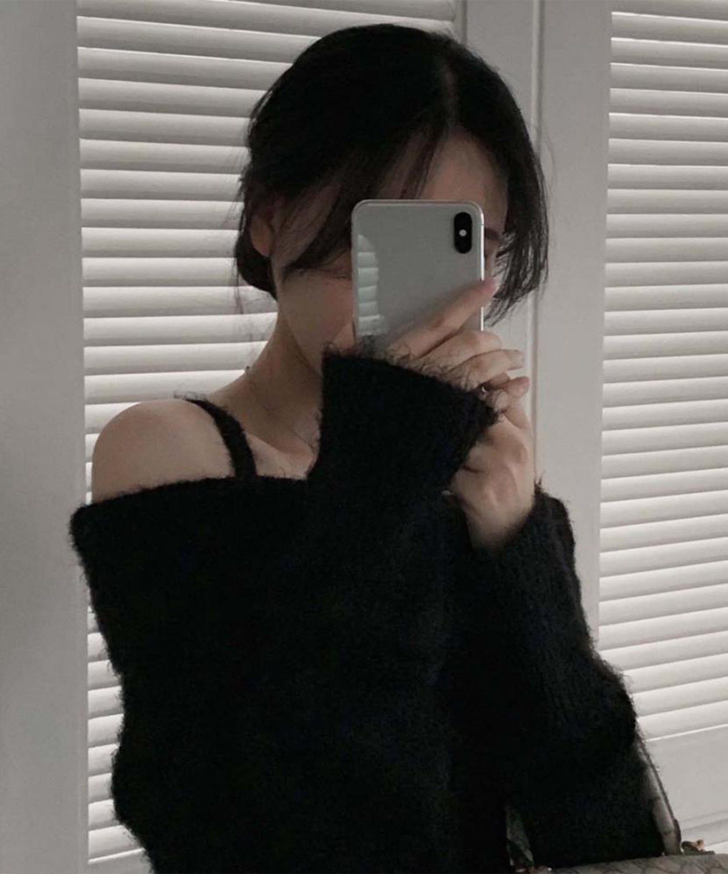 【Jasmine】オフショルダーニットプルオーバー