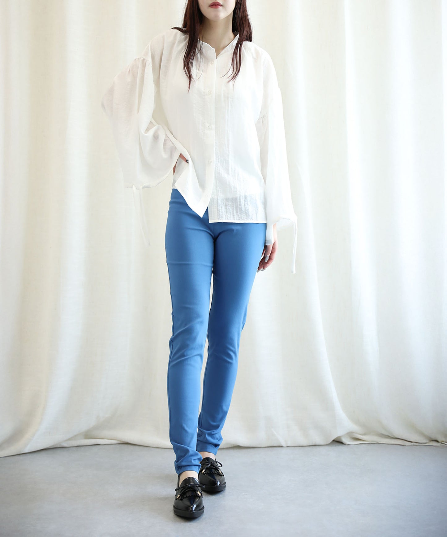 aimoha/累計50万枚突破!ハイウエストストレッチ美脚スキニーレギンスパンツ