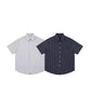 【aimoha neo】Dual Tone Stripe Shirt