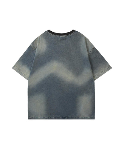 ヴィンテージウォッシュロゴTシャツ