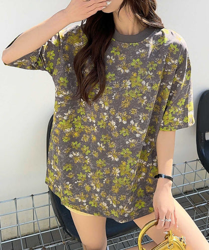 【HOOK】for girls デュアルムードプリントTシャツ