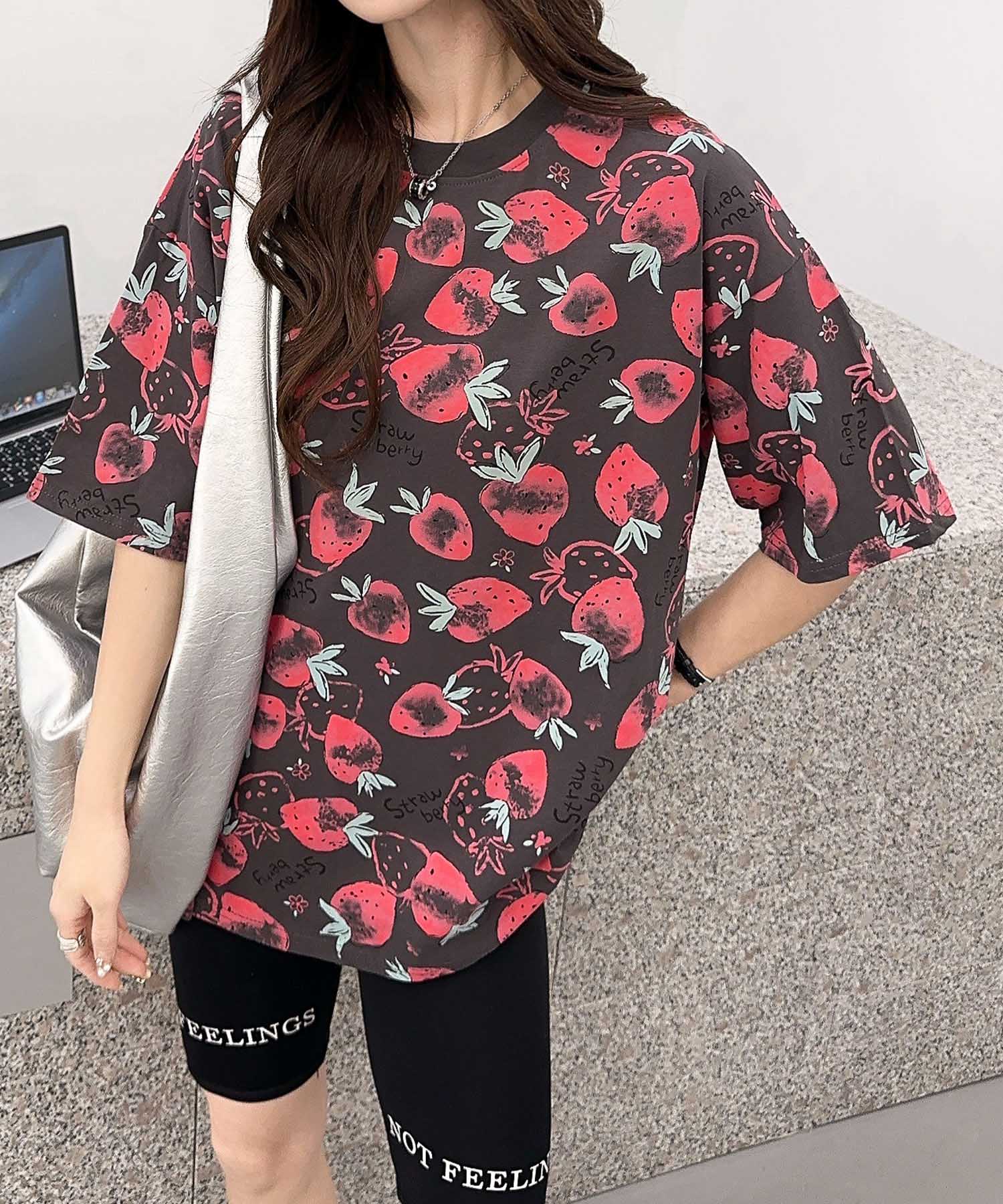 【HOOK】for girls カラフルポップアートTシャツ