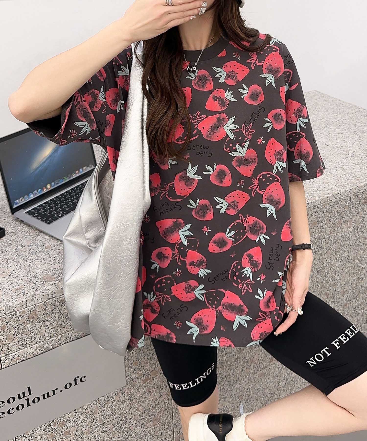 【HOOK】for girls カラフルポップアートTシャツ