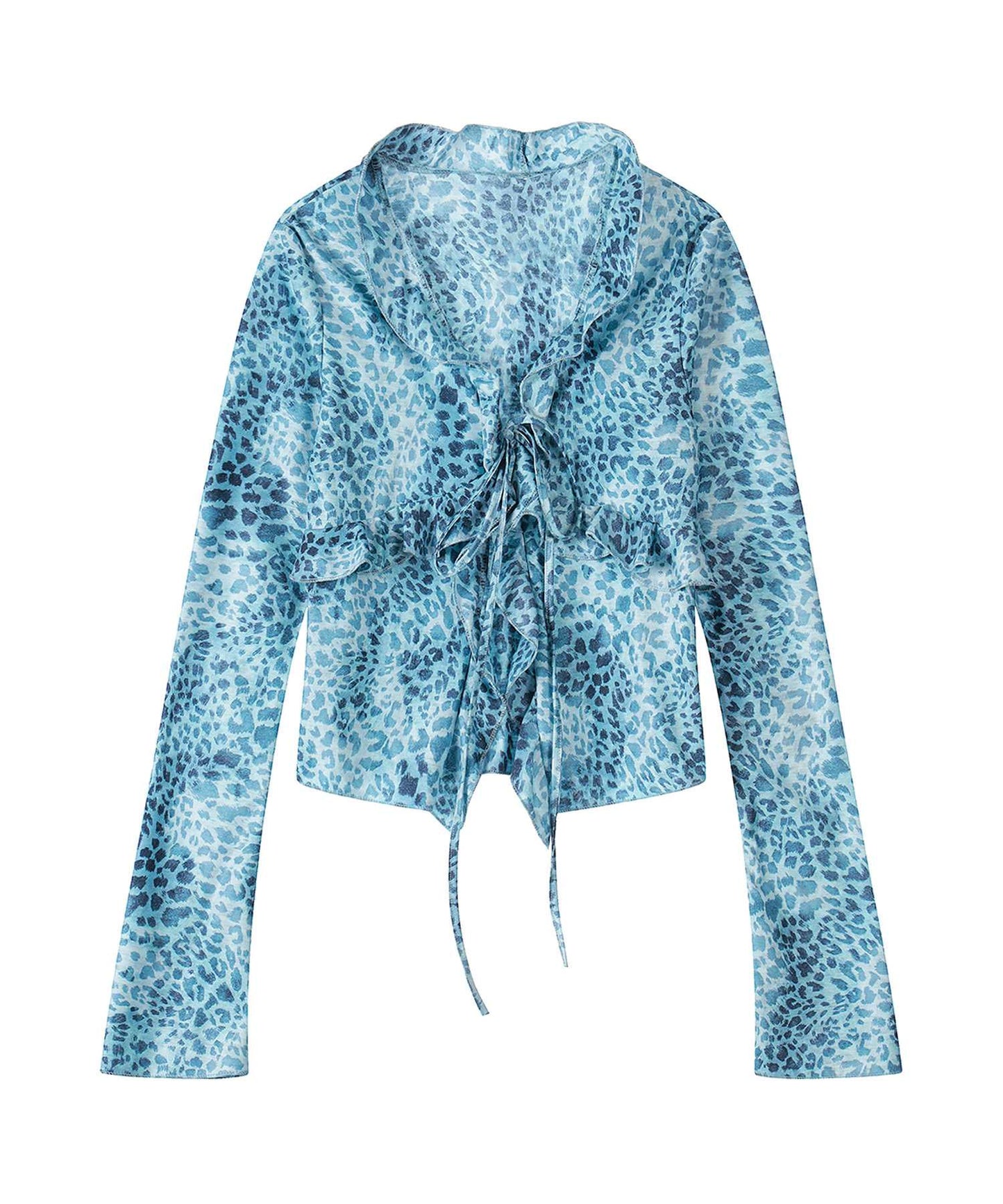 HOOK for girls　レオパード柄シアートップス