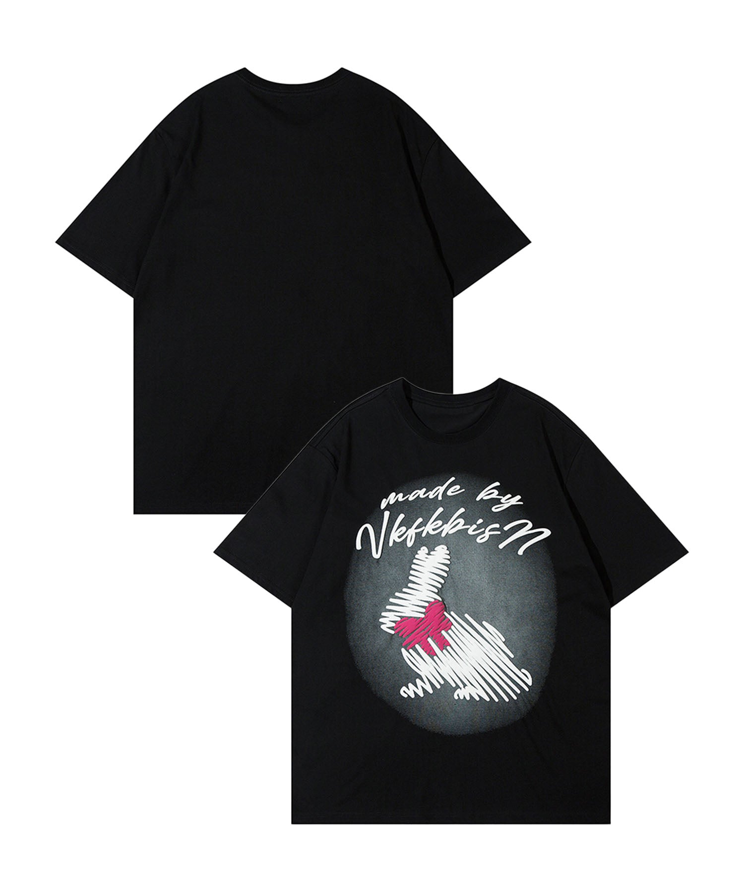 シャドウラビットプリントTシャツ