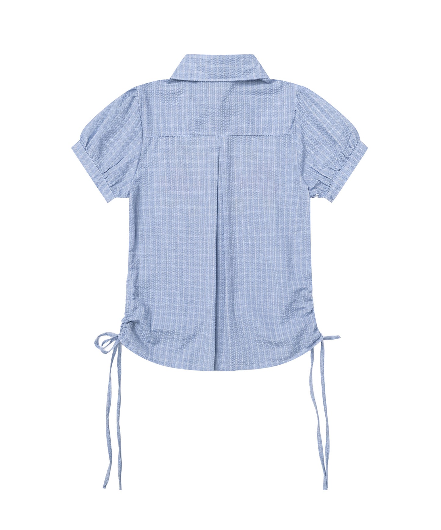 HOOK for girls　サイドシャーリングチェックシャツ