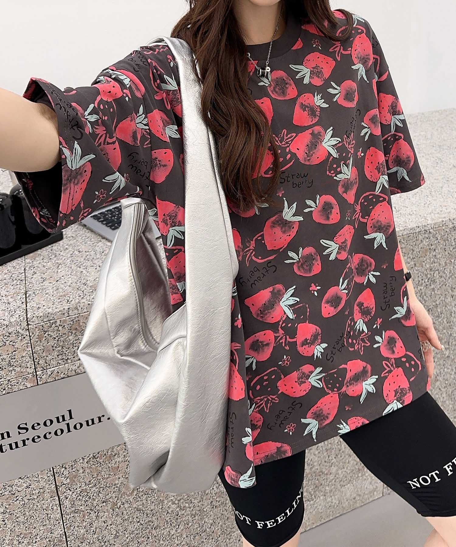 【HOOK】for girls カラフルポップアートTシャツ