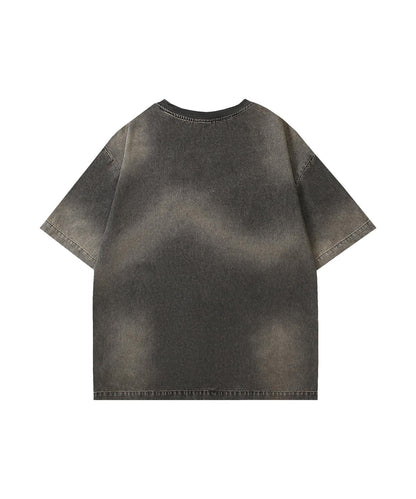 ヴィンテージウォッシュロゴTシャツ