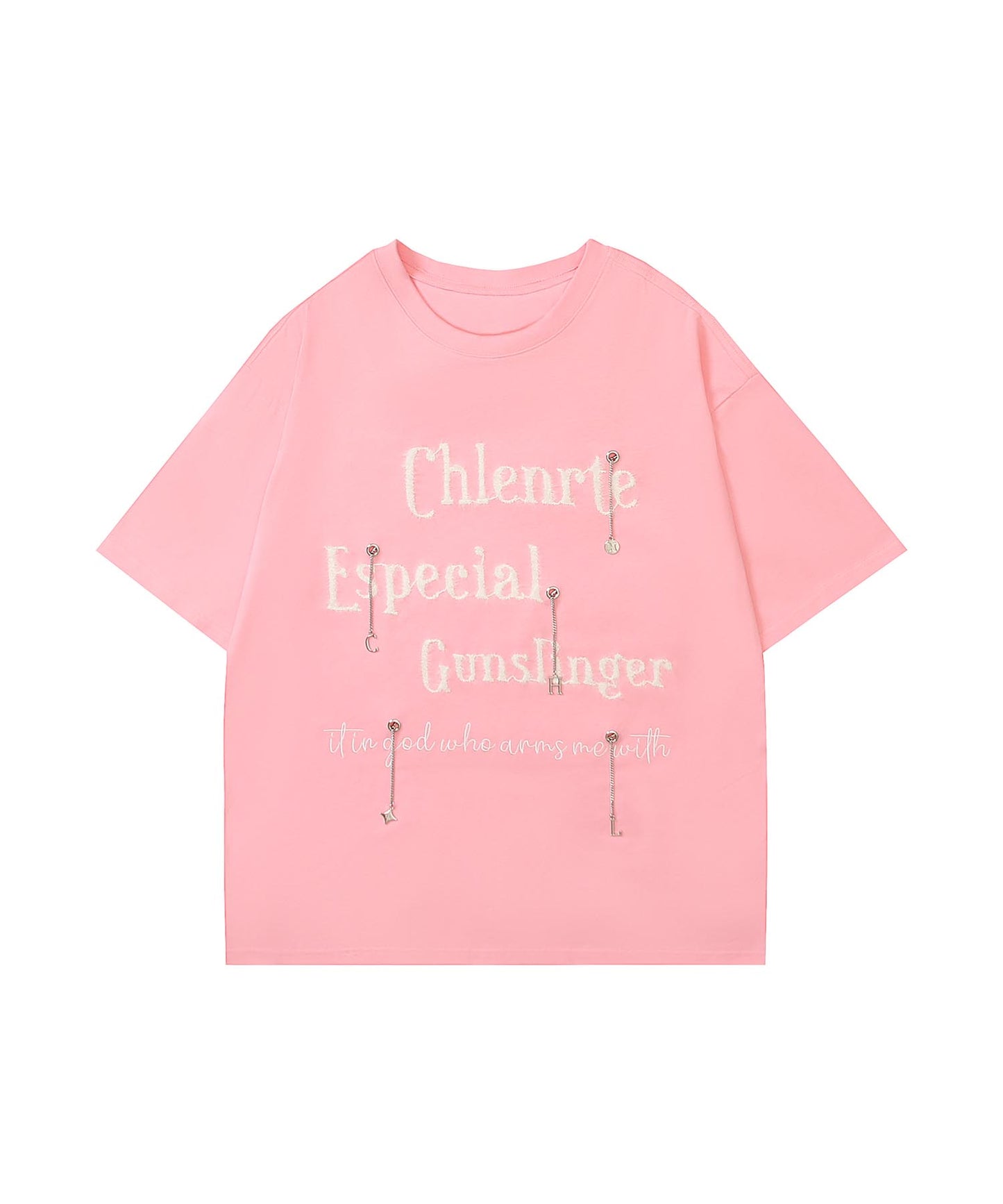 メタルアクセントTシャツ